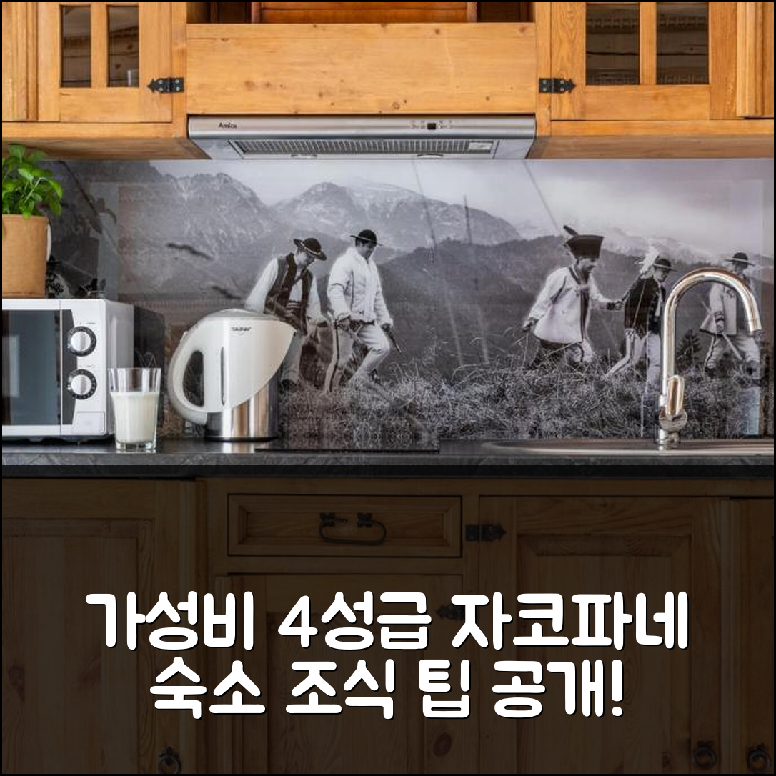자코파네 숙소 여행 호텔 추천 요히모프카 자코파네 | 가성비 최고 4성급 위치와 조식 정보 5가지 팁