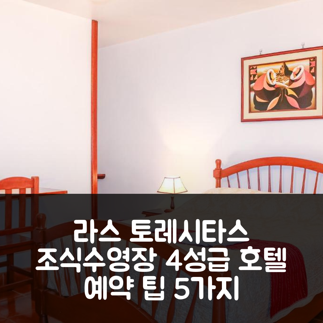 카루아스 숙소 여행 호텔 추천 라스 토레시타스 | 조식과 수영장이 매력적인 4성급 호텔 예약 팁 5가지