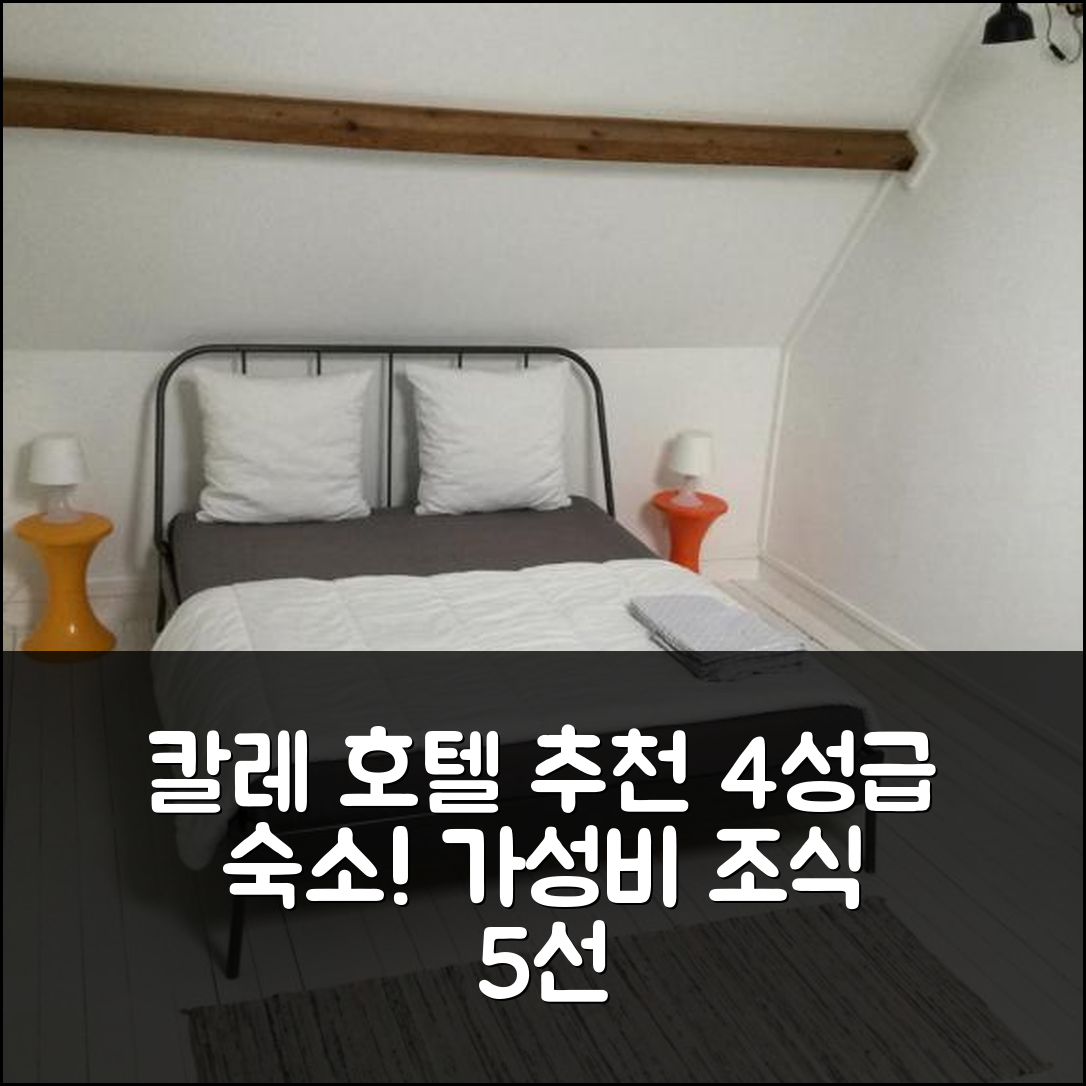 칼레 숙소 여행 호텔 추천 르 티오 드칼레 | 4성급 위치와 가성비 뛰어난 조식 5가지 장점