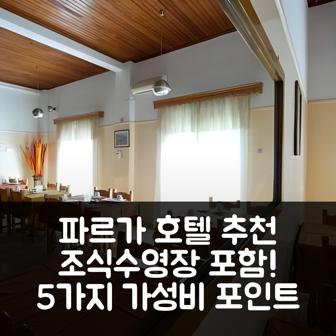 파르가 숙소 여행 호텔 추천 갈리니 | 조식과 수영장 포함된 가성비 좋은 5가지 이유